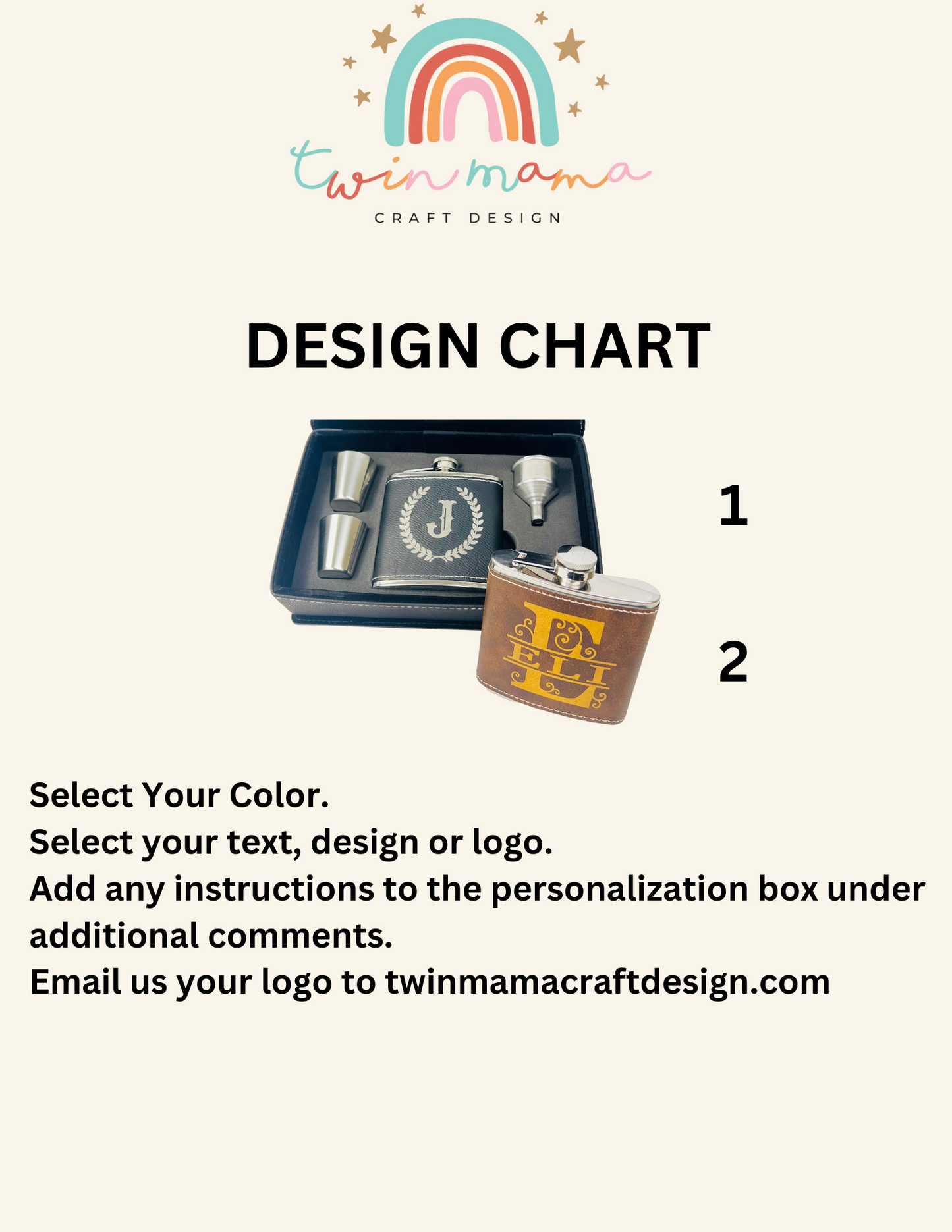 Flask Gift Set Personalized Engraved