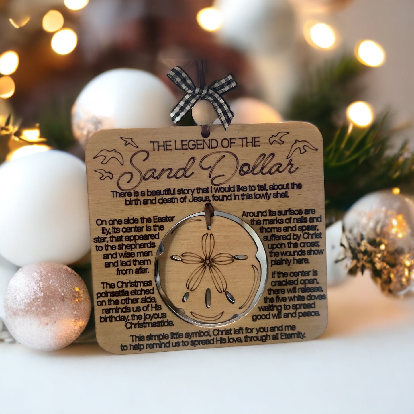 Sand Dollar ornament