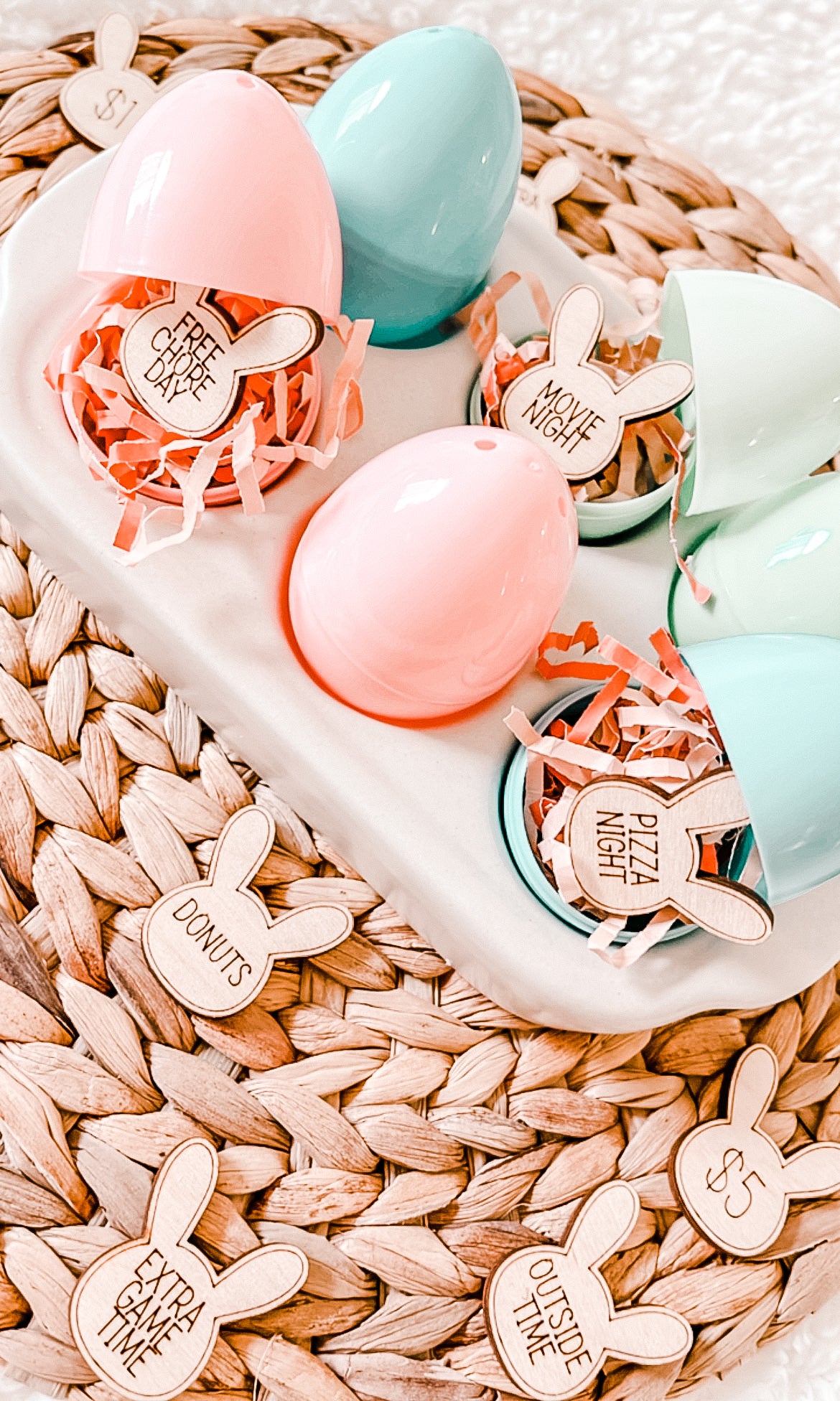 Easter Egg Wooden Tokens