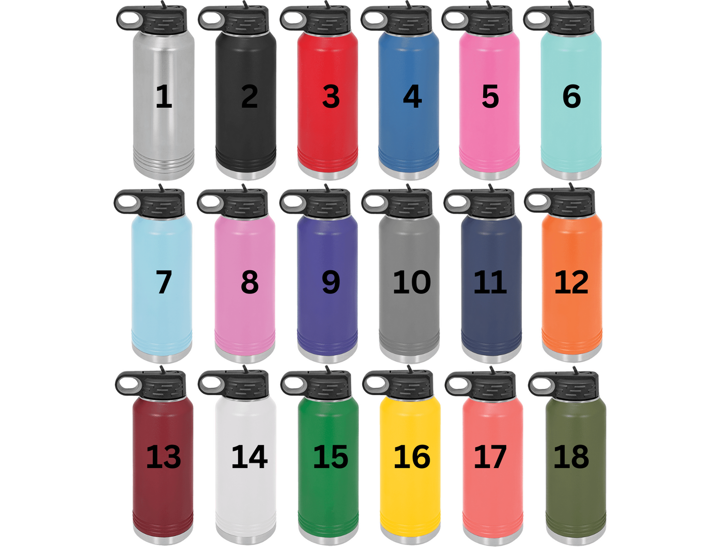 Branded 32 oz Water Bottle