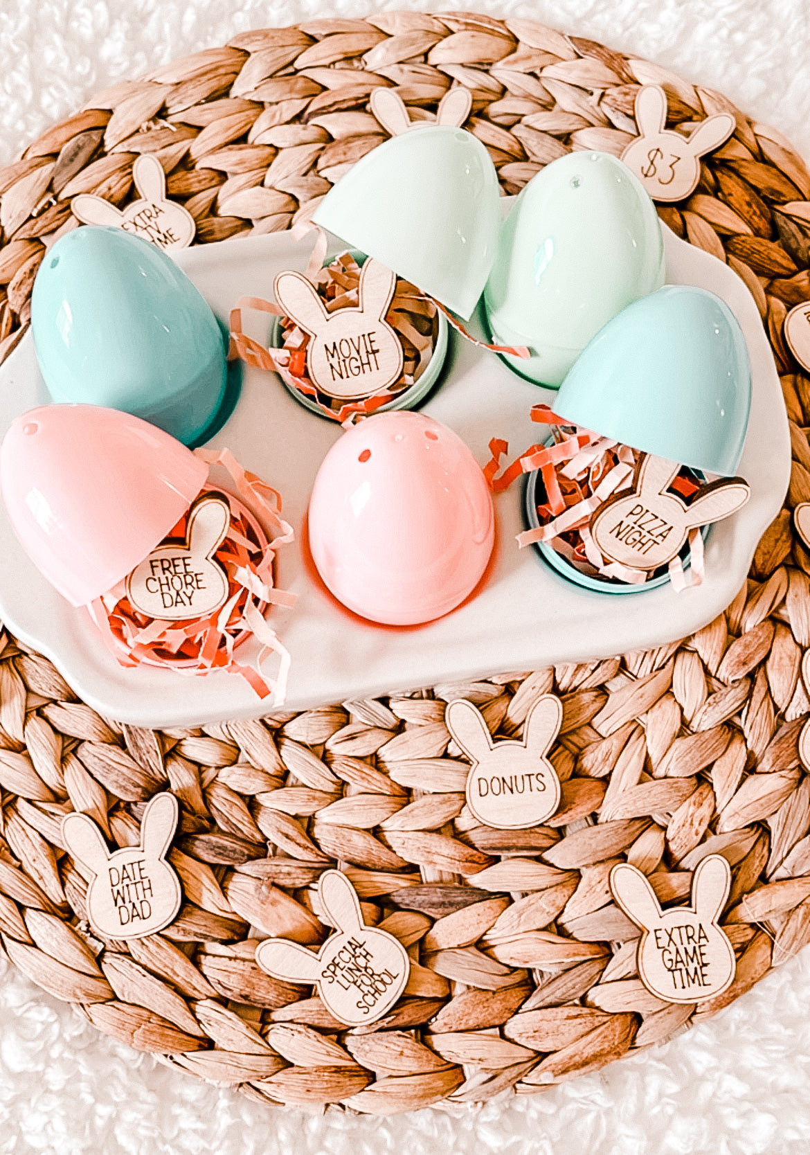 Easter Egg Wooden Tokens